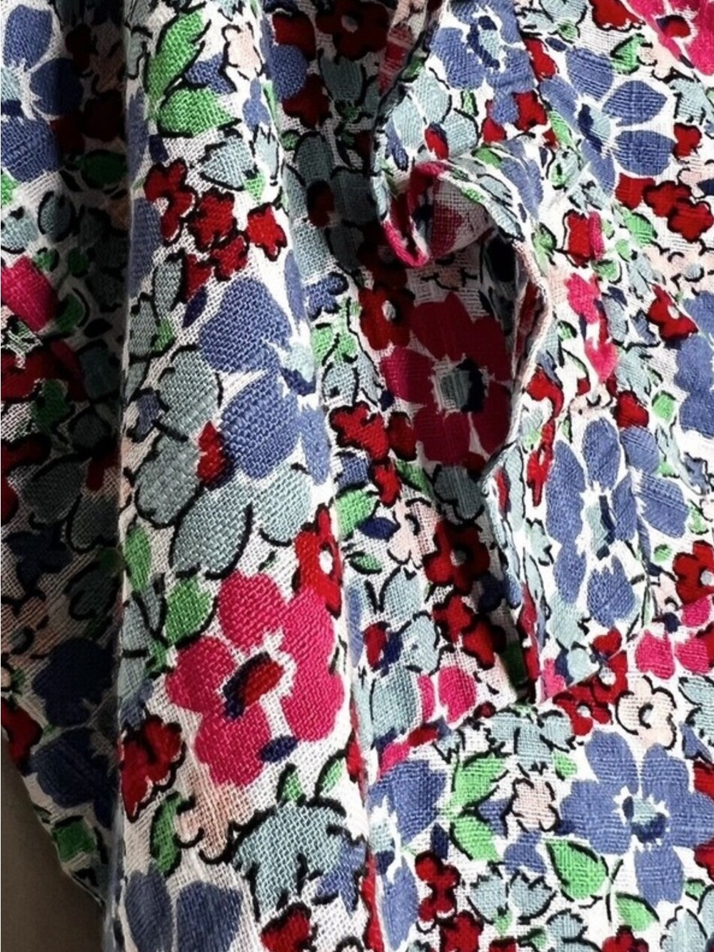 Betsey Johnson Ditsy Floral Spring/Summer Cottage Core Dress SZ LG NWT - Picture 11 of 15